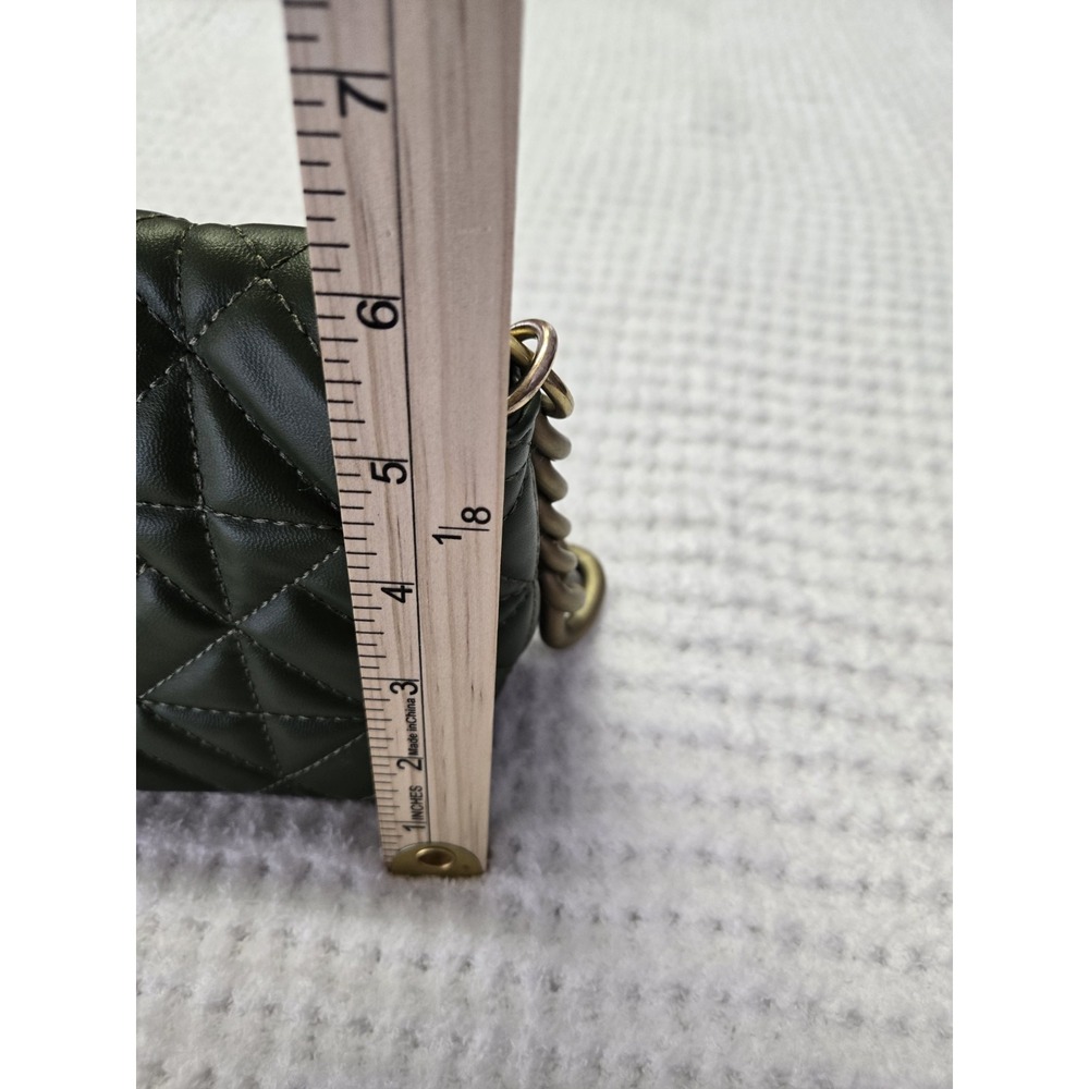 Faux green quilted purse chain strap small - Picture 9 of 11